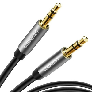 Miniatura produktu: Kabel audio mini jack 3,5mm / mini jack 3,5mm Ugreen 1.5m - czarny (AV119 10734)