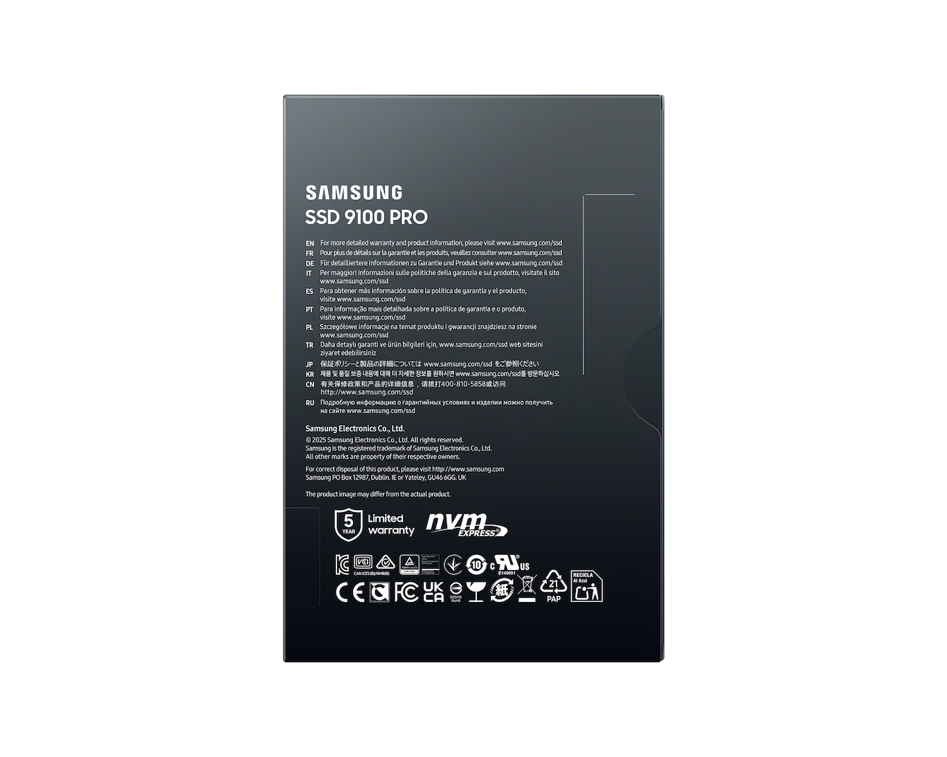 Dysk Samsung SSD 9100 PRO MZ-VAP8T0BW 8TB M.2 PCIe NVMe Gen5