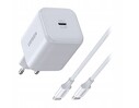 Ładowarka sieciowa Ugreen X524 USB-C GaN 45W + kabel 1m biała