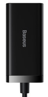 Miniatura zdjęcia: Baseus GaN3 Pro 2x USB Typ C / 2xUSB 100W PD3.0 QC4.0 AFC czarny CCGP000101 Miniatura zdjęcia: Baseus GaN3 Pro 2x USB Typ C / 2xUSB 100W PD3.0 QC4.0 AFC czarny CCGP000101