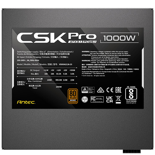 Zasilacz Antec Signature CSK1000 Pro ATX 3.1 1000W