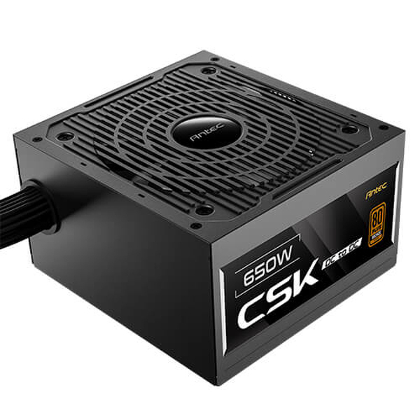 Zdjęcie produktu: Zasilacz Antec Cuprum Strike CSK650DC 650W Zdjęcie produktu: Zasilacz Antec Cuprum Strike CSK650DC 650W