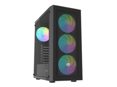 Miniatura produktu: Obudowa do komputera Fury SHOBO SH8F midi tower z oknem czarna Miniatura produktu: Obudowa do komputera Fury SHOBO SH8F midi tower z oknem czarna