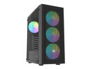 Miniatura zdjęcia: Obudowa do komputera Fury SHOBO SH8F midi tower z oknem czarna Miniatura zdjęcia: Obudowa do komputera Fury SHOBO SH8F midi tower z oknem czarna