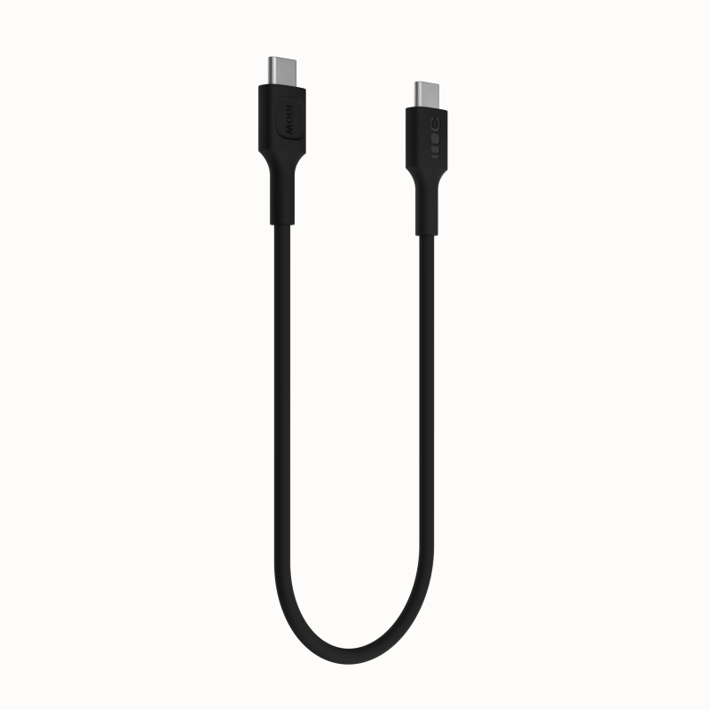 Kabel USB-C 0,3m 100W Greencell PowerStream PD Panther Black