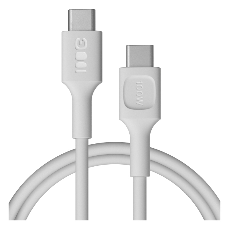Kabel USB-C 1,2m 100W Greencell PowerStream PD Snow White Kabel USB-C 1,2m 100W Greencell PowerStream PD Snow White