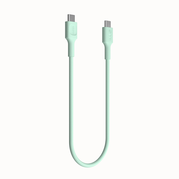 Zdjęcie produktu: Kabel USB-C 0,3m 100W Greencell PowerStream PD Mint Green