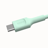 Miniatura zdjęcia: Kabel USB-C 0,3m 100W Greencell PowerStream PD Mint Green