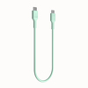 Miniatura zdjęcia: Kabel USB-C 0,3m 100W Greencell PowerStream PD Mint Green