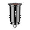 Ładowarka samochodowa Baseus Circular PPS z portami USB Quick Charge 4.0 QC 4.0 i USB-C PD 3.0 SCP czarny CCALL-YS01