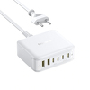 Miniatura zdjęcia: Stacja ładująca Baseus EnerFill FH21 120W 4xUSB-C + 2xUSB-A - biała