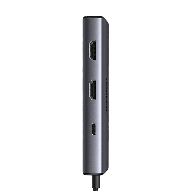 Hub USB-C Ugreen 6w1 USB-C 2x USB-A 3.0, USB-C 3.0, 2xHDMI, PD Hub USB-C Ugreen 6w1 USB-C 2x USB-A 3.0, USB-C 3.0, 2xHDMI, PD