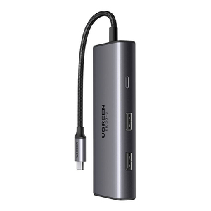 Miniatura produktu: Hub USB-C Ugreen 6w1 USB-C 2x USB-A 3.0, USB-C 3.0, 2xHDMI, PD