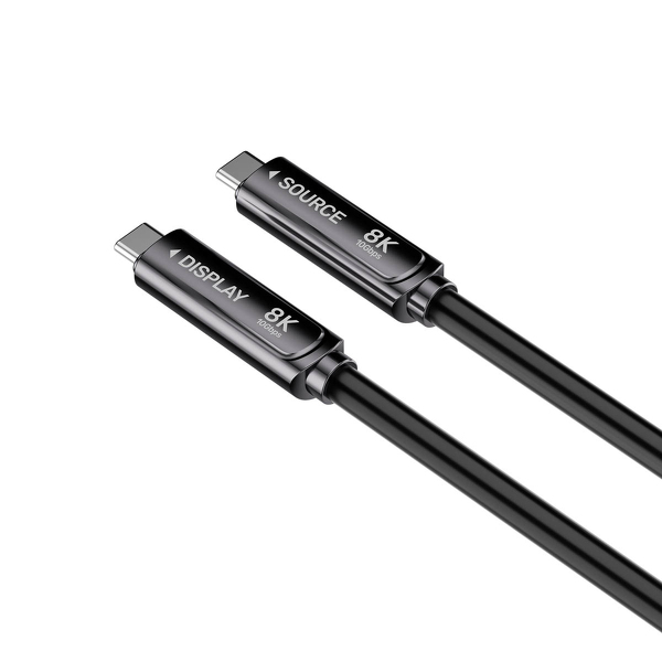 Zdjęcie produktu: Unitek Kabel optyczny USB-C 10Gbps PD60W 8K@30Hz czarny 5m