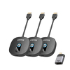 Miniatura zdjęcia: Bezprzewodowy transmiter HDMI 1080p, 1 nadajnik + 2 odbiorniki, czarny Miniatura zdjęcia: Bezprzewodowy transmiter HDMI 1080p, 1 nadajnik + 2 odbiorniki, czarny