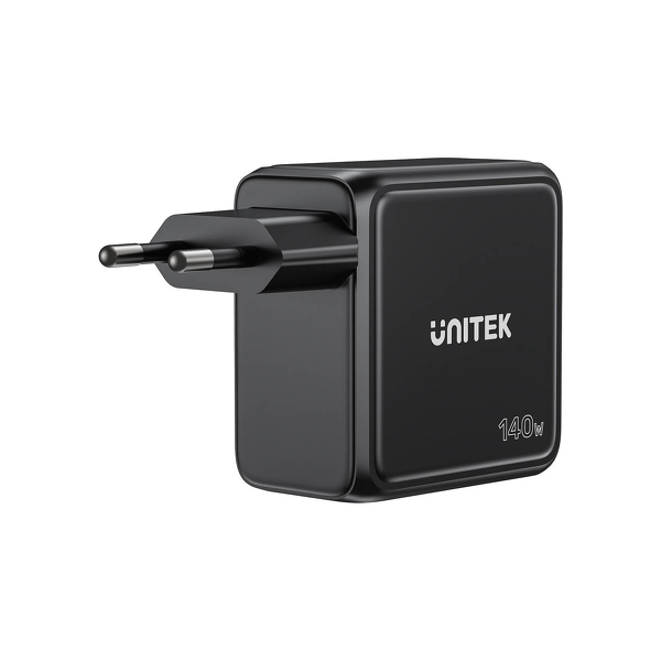 Zdjęcie produktu: Unitek Ładowarka GaN z wyświetlaczem 140W 3xUSB-C 1xUSB-A PD3.0 QC4.0