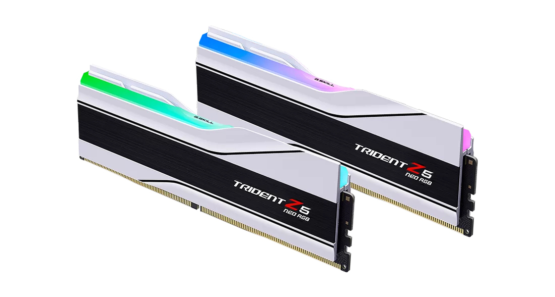 Zdjęcie produktu: Pamięć G.Skill Trident Neo AMD RGB DDR5 64GB (2x32GB) 6000MHz CL28 White