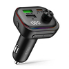 Miniatura zdjęcia: Ładowarka samochodowa Tech-Protect CC07 3-Porty PD 54W + transmiter FM Bluetooth - czarna