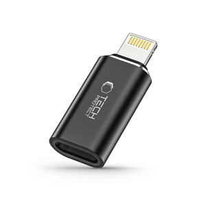 Miniatura produktu: Adapter Tech-Protect UltraBoost Lightning (męski) / USB-C (żeński) - czarny Miniatura produktu: Adapter Tech-Protect UltraBoost Lightning (męski) / USB-C (żeński) - czarny