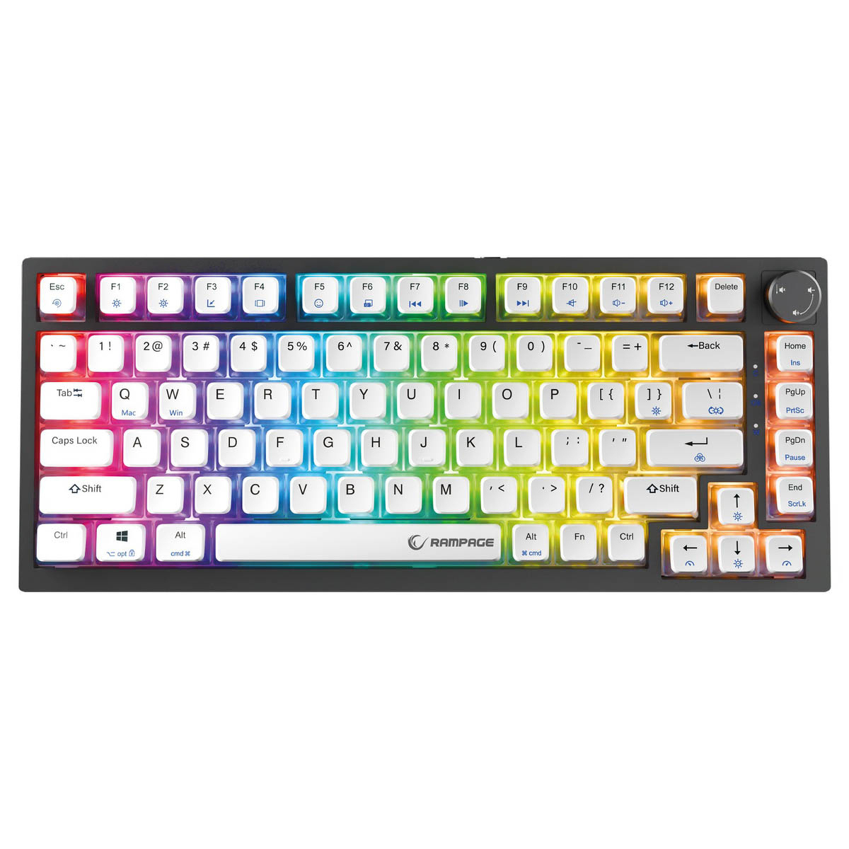 Klawiatura magnetyczna Zenith Pro 8000Hz Hall Effect Gateron KS-20 czarna