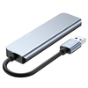 Miniatura zdjęcia: Tech-Protect V0 HUB 5w1 USB-A - USB-A 3.0 / 3x USB-A 2.0 / USB-C - szary