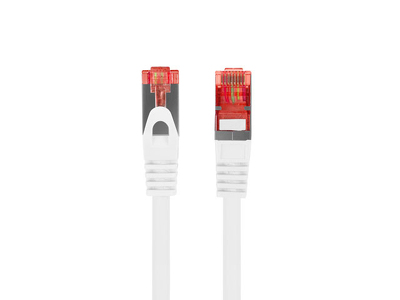 Miniatura produktu: Kabel Lanberg RJ45 Patch cord Kat.6 S/FTP Lszh Cu 3m Biały Fluke Passed