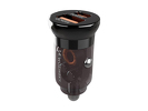 Miniatura zdjęcia: Ładowarka samochodowa Wozinsky 65W USB-C PD 65W / USB-A 45W QC 3.0 - czarna
