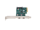 Miniatura zdjęcia: Karta PCI Express x1->2x USB-C 3.2 Gen 2x1 Lanberg śledź low profile Miniatura zdjęcia: Karta PCI Express x1->2x USB-C 3.2 Gen 2x1 Lanberg śledź low profile