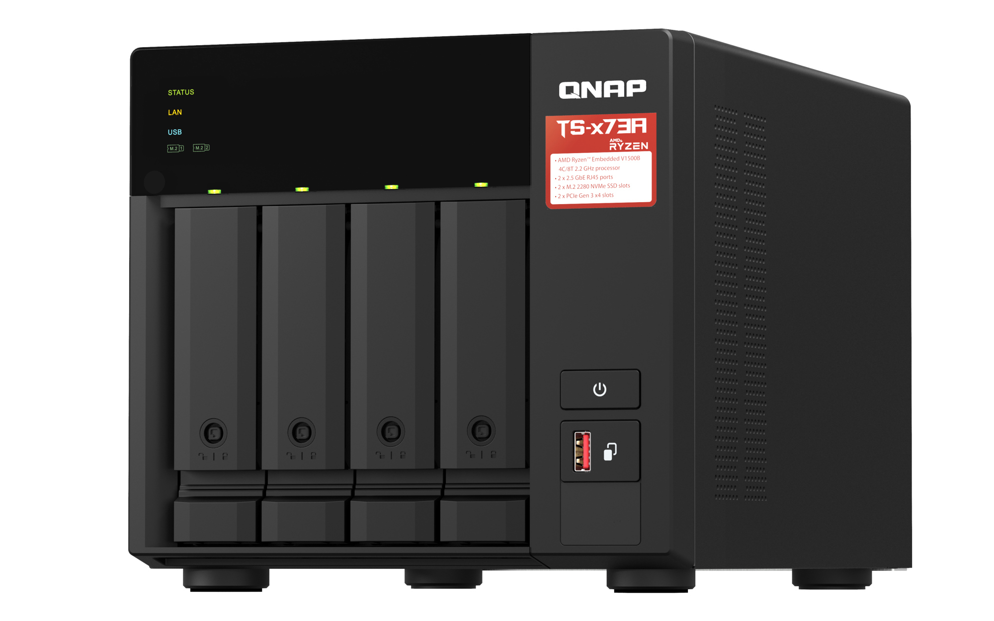 Serwer plików QNAP TS-473A-8G 4-Bay NAS Serwer plików QNAP TS-473A-8G 4-Bay NAS