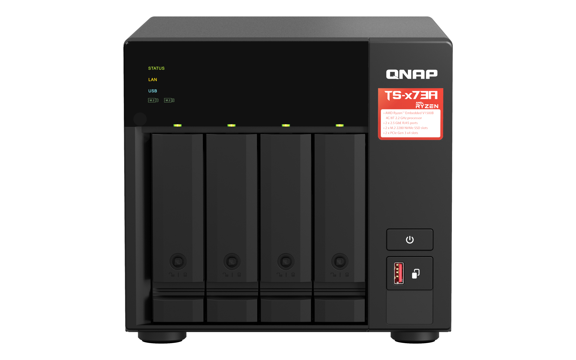 Serwer plików QNAP TS-473A-8G 4-Bay NAS Serwer plików QNAP TS-473A-8G 4-Bay NAS