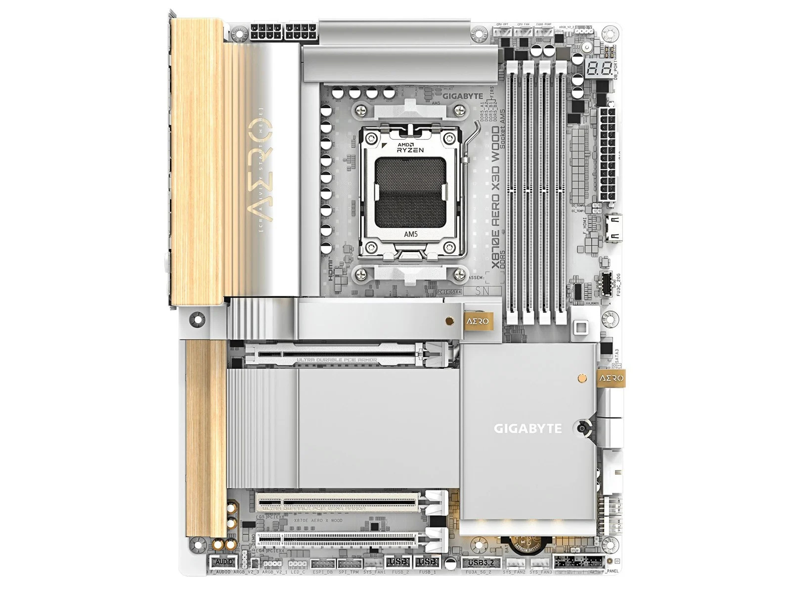 Płyta główna Gigabyte X870E AERO X WOOD AM5 Płyta główna Gigabyte X870E AERO X WOOD AM5