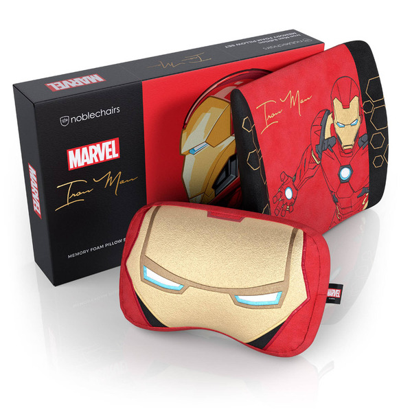 Zdjęcie produktu: noblechairs Iron Man Edition zestaw poduszek z pamięcią kształtu do foteli