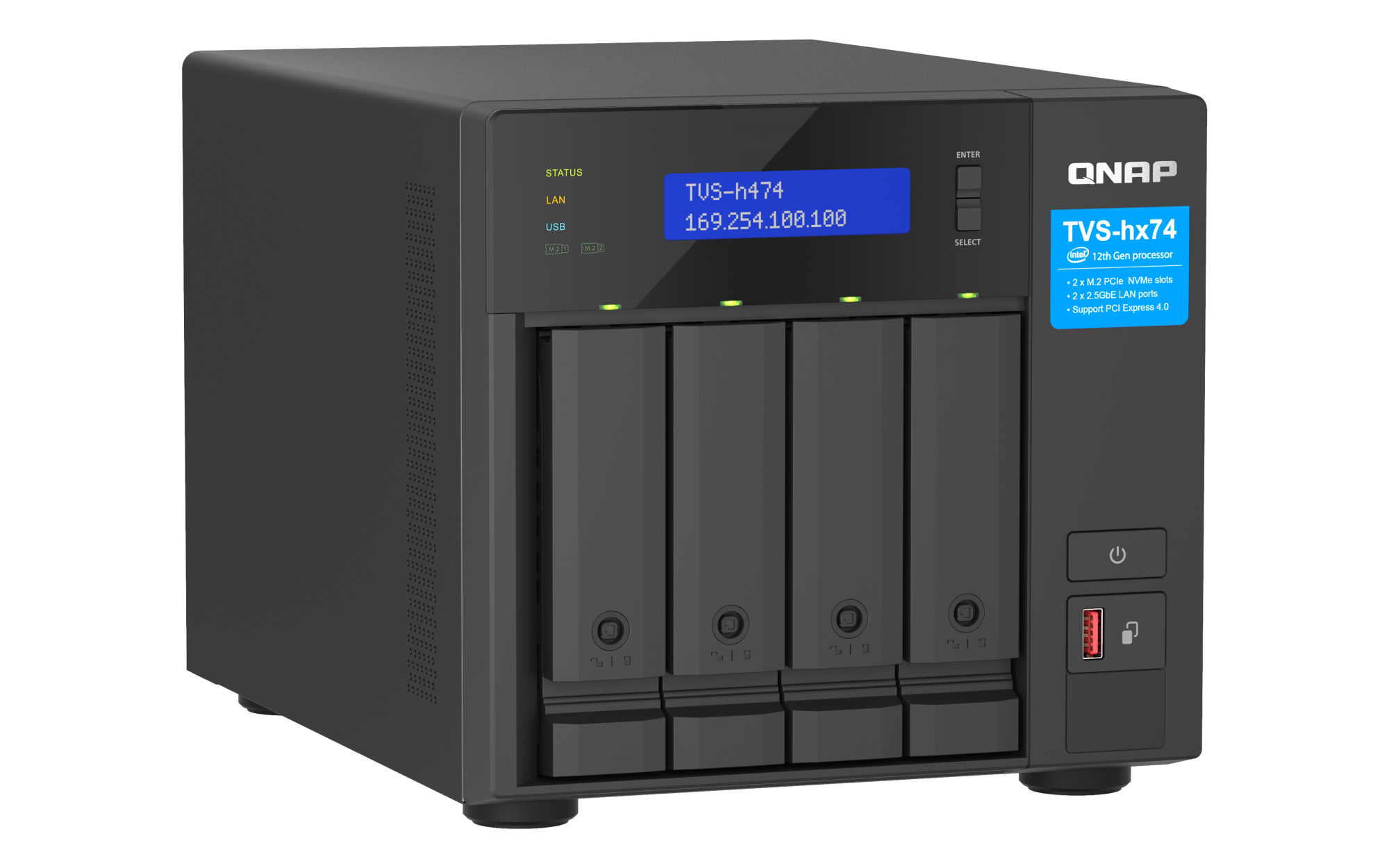 Serwer plików Qnap TVS-h474-i3-8G