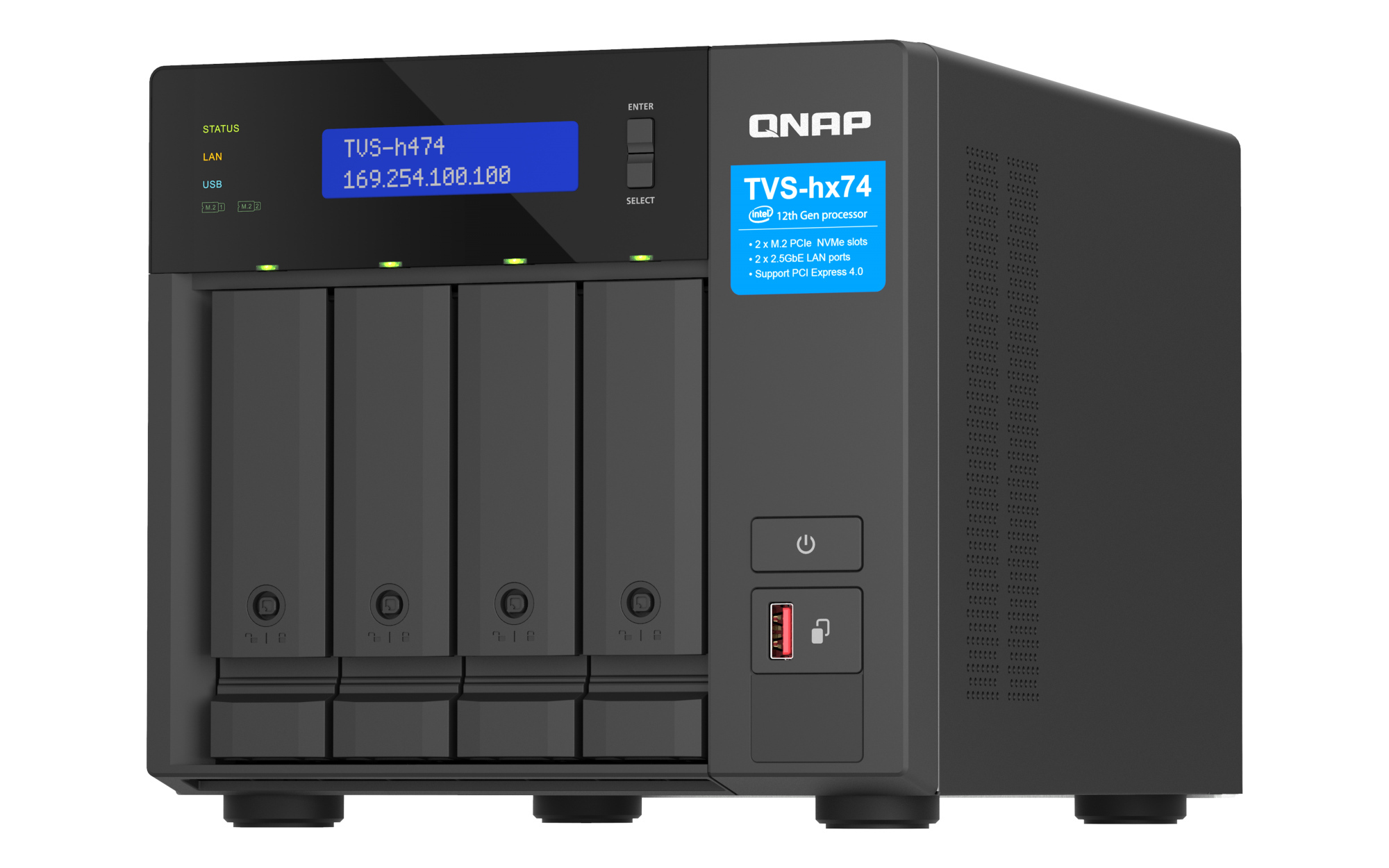 Serwer plików Qnap TVS-h474-i3-8G
