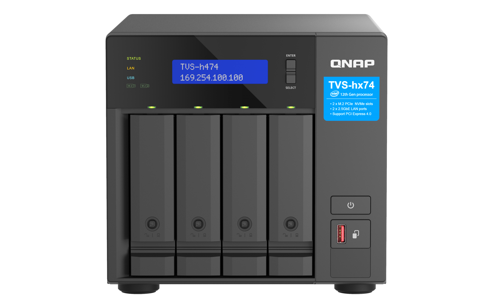 Serwer plików Qnap TVS-h474-i3-8G