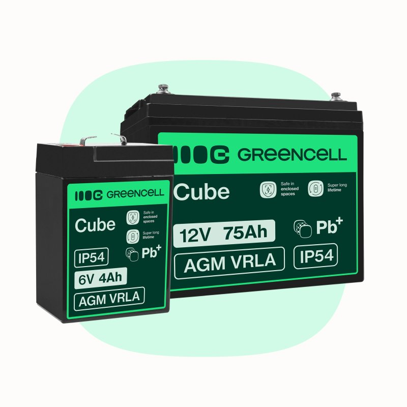 Green Cell AGM VRLA 12V 1.3Ah bezobsługowy akumulator