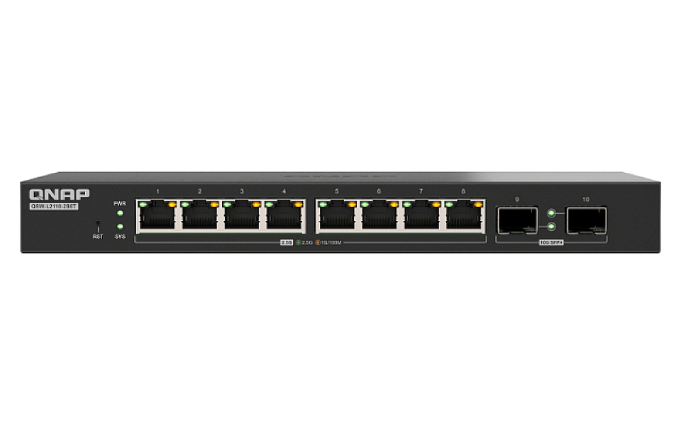 Zdjęcie produktu: Qnap QSW-L2110-2S8T