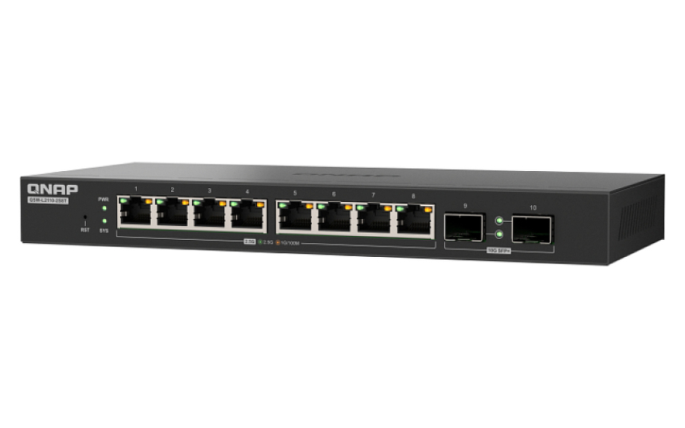 Zdjęcie produktu: Qnap QSW-L2110-2S8T
