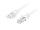 Miniatura zdjęcia: Kabel Lanberg RJ45 Patch cord Kat.6 UTP LSZH CU 10m Biały Fluke Passed