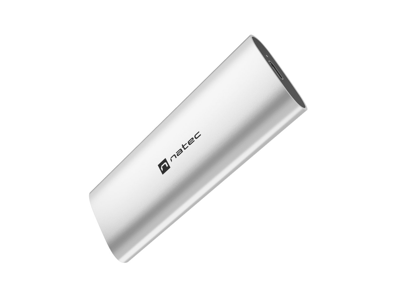 Obudowa SSD Natec Rhino M.2 NVMe Lite USB-C 3.2 Gen 2 Arctic Silver