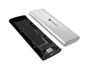 Miniatura zdjęcia: Obudowa SSD Natec Rhino M.2 NVMe Lite USB-C 3.2 Gen 2 Arctic Silver
