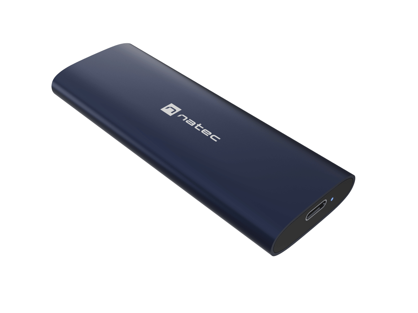 Obudowa zewnętrzna SSD Natec Rhino M.2 NVMe Lite USB-C 3.2 Gen 2 Steel Navy Obudowa zewnętrzna SSD Natec Rhino M.2 NVMe Lite USB-C 3.2 Gen 2 Steel Navy