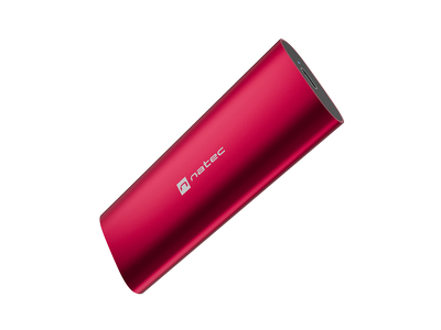 Miniatura produktu: Obudowa zewnętrzna SSD Natec Rhino M.2 NVMe Lite USB-C 3.2 Gen 2 Ruby Red
