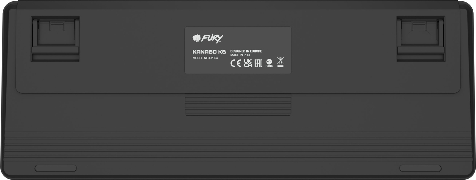 Zdjęcie produktu: Klawiatura dla graczy Fury Kanabo K6 US, RGB, magnetyczna, czarno-szara Zdjęcie produktu: Klawiatura dla graczy Fury Kanabo K6 US, RGB, magnetyczna, czarno-szara