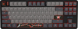 Miniatura zdjęcia: Klawiatura dla graczy Fury Kanabo K6 US, RGB, magnetyczna, czarno-szara Miniatura zdjęcia: Klawiatura dla graczy Fury Kanabo K6 US, RGB, magnetyczna, czarno-szara