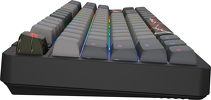 Miniatura zdjęcia: Klawiatura dla graczy Fury Kanabo K6 US, RGB, magnetyczna, czarno-szara Miniatura zdjęcia: Klawiatura dla graczy Fury Kanabo K6 US, RGB, magnetyczna, czarno-szara