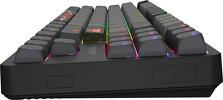 Miniatura zdjęcia: Klawiatura dla graczy Fury Kanabo K6 US, RGB, magnetyczna, czarno-szara Miniatura zdjęcia: Klawiatura dla graczy Fury Kanabo K6 US, RGB, magnetyczna, czarno-szara