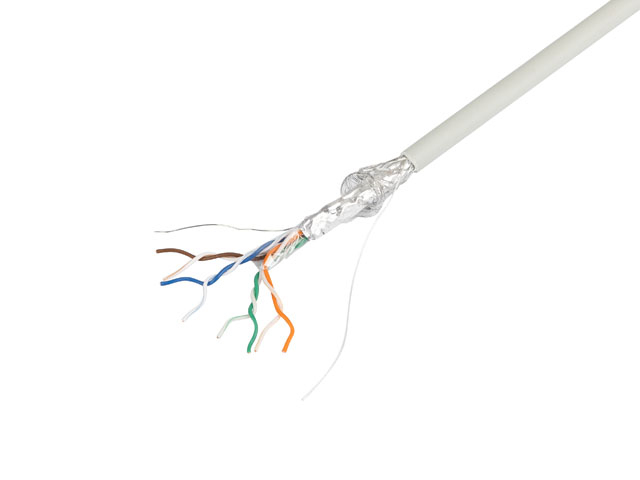 Kabel LAN SFTP kat. 5e 305 m, drut CU LSZH, szary, CPR Fluke Passed Lanberg Kabel LAN SFTP kat. 5e 305 m, drut CU LSZH, szary, CPR Fluke Passed Lanberg