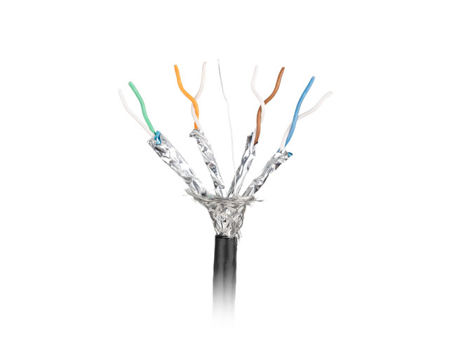 Kabel LAN SFTP kat. 6A 305 m, drut outdoor CU, czarny, Fluke Passed Lanberg Kabel LAN SFTP kat. 6A 305 m, drut outdoor CU, czarny, Fluke Passed Lanberg
