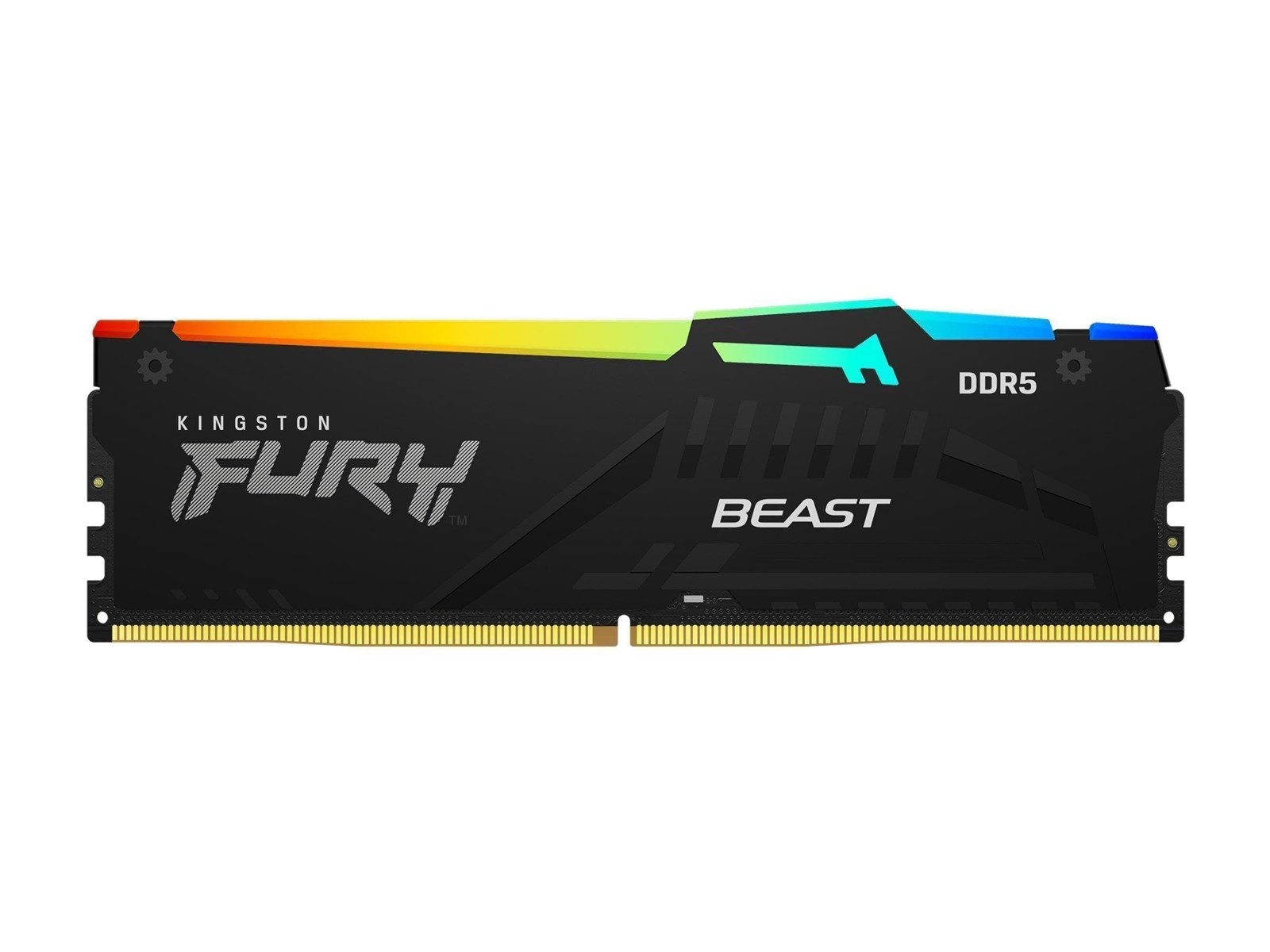 Pamięć Kingston FURY Beast Black RGB 128GB (2x64GB) DDR5 5600 CL36 Pamięć Kingston FURY Beast Black RGB 128GB (2x64GB) DDR5 5600 CL36
